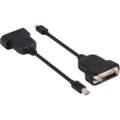 Club3D Mini DisplayPort 1.1 na DVI-D, single link, aktivní adaptér, 17cm_914025385