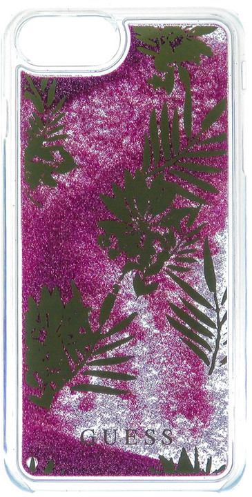 Guess Liquid Glitter Hard Palm Spring Rose pouzdro pro iPhone 7 Plus_1793481173