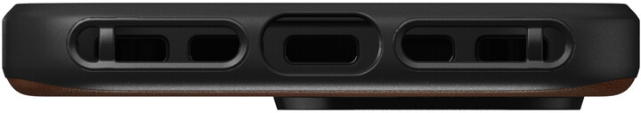 Nomad kožený zadní kryt MagSafe Rugged pro Apple iPhone 13 Pro, hnědá_1423433745