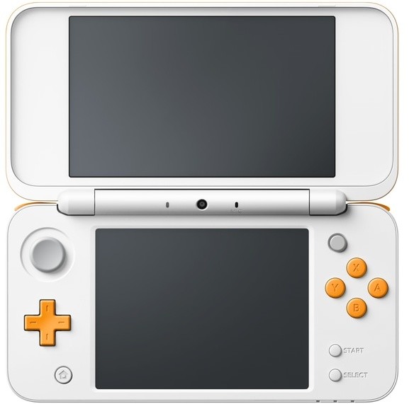 Nintendo New 2DS XL, bílá/oranžová + Kirby Battle Royale + Mario &amp; Luigi: Superstar Saga_1332499705