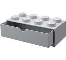 Stolní box LEGO, se zásuvkou, velký (8), šedá O2 TV HBO a Sport Pack na dva měsíce