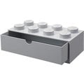 Stolní box LEGO, se zásuvkou, velký (8), šedá_540023527