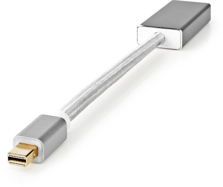 Nedis adaptér DisplayPort - mini DisplayPort, stříbrná_1112662447
