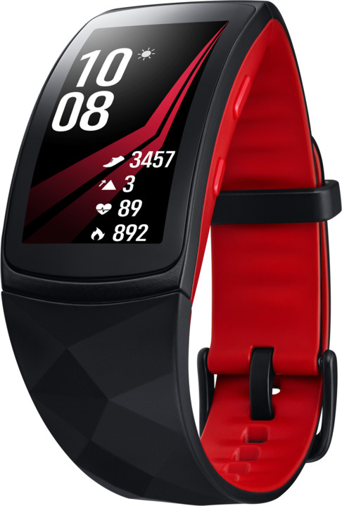 Samsung Gear Fit2 PRO, červená/černá_1375717627
