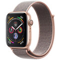 Apple Watch series 4, 44mm, pouzdro ze zlatého hliníku/růžový provlékací řemínek_1326583590
