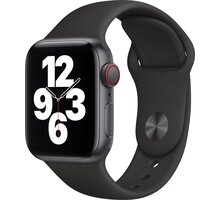 Apple Watch SE Cellular, 40mm, Space Gray, Black Sport Band - Regular_1165868602