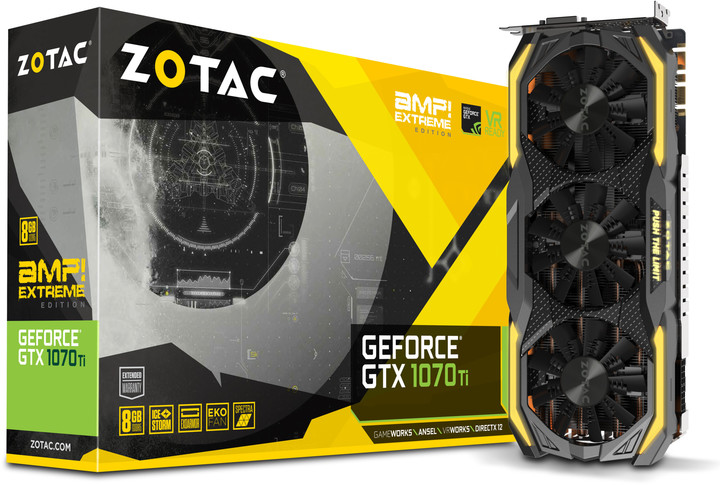 Zotac GeForce GTX 1070 Ti AMP Extreme, 8GB GDDR5_238927121