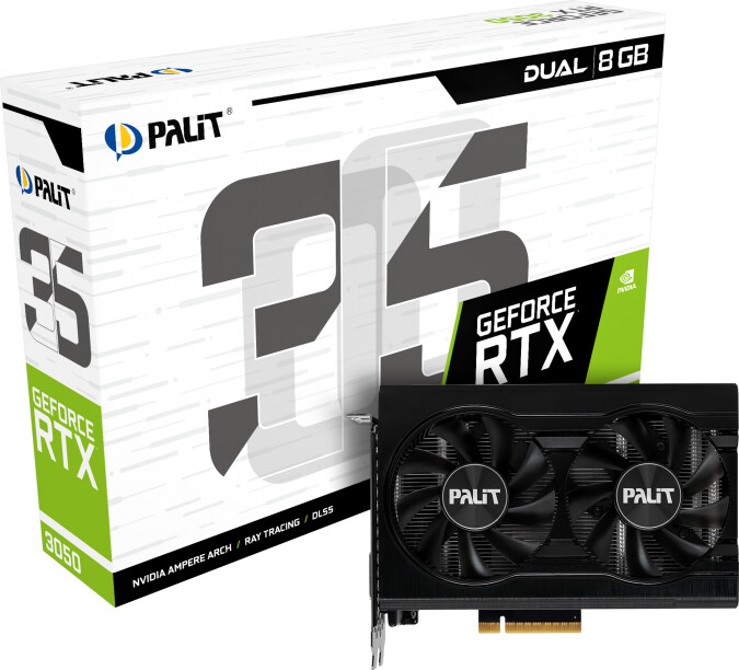 PALiT GeForce RTX 3050 Dual, 8GB GDDR6_394173546