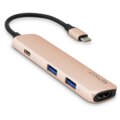EPICO Hub 4K HDMI s rozhraním USB-C pro notebooky a tablety - zlatá_974313032