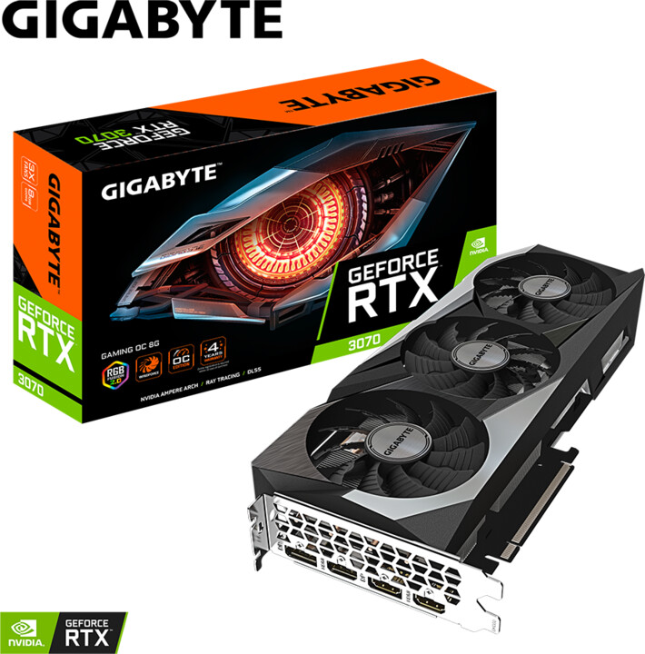 GIGABYTE GeForce RTX 3070 GAMING OC 8G, LHR, 8GB GDDR6_1378706331