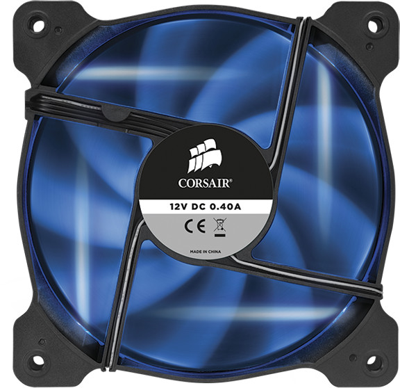 Corsair Air Series AF120 Quiet LED Blue Edition, 120mm_1441438427