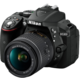 Nikon D5300 + AF-P 18-55 VR + 55-200 VR II, černá