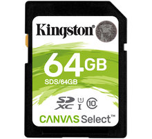 Kingston SDXC Canvas Select 64GB 80MB/s UHS-I_1339936022