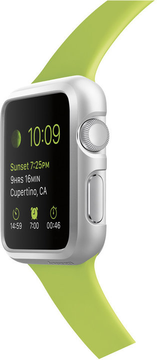 Spigen Thin Fit, satin silver- Apple Watch 42mm_1097112204