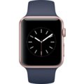 Apple Watch 42mm Rose Gold Aluminium Case with Midnight Blue Sport Band_1651770197