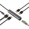 Nedis Multiportový adaptér USB-C, 3x USB-A, HDMI, RJ45_1204389751