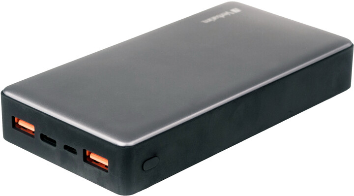 Verbatim powerbanka 20000mAh, 2x USB-A 3.0 + USB-C, PD, QC, kovová, stříbrná_595241440