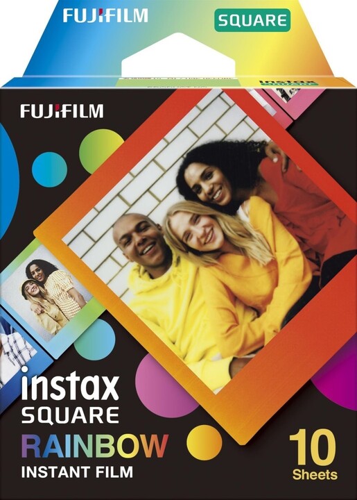 FujiFilm Instax square film Rainbow 10 ks_212162975