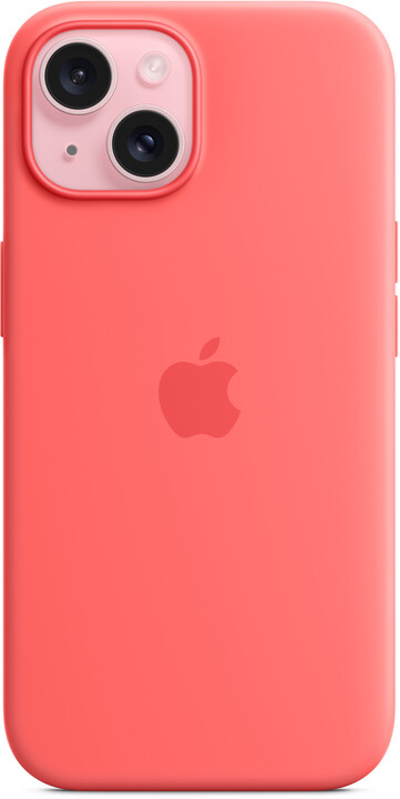 Apple Silikonový kryt s MagSafe pro iPhone 15, světle melounová_1445538337