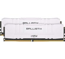 Crucial Ballistix White 16GB (2x8GB) DDR4 2666 CL16 Poukaz 200 Kč na nákup na Mall.cz + O2 TV HBO a Sport Pack na dva měsíce