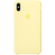 Apple silikonový kryt na iPhone XS Max, jemné žlutá