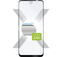 FIXED ochranné sklo Full-Cover pro Motorola Moto G32, s lepením přes celý displej, černá FIXGFA-966-BK