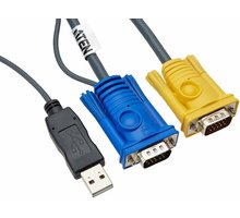 ATEN integrovaný kabel 2L-5202UP pro KVM USB 1,8m_1030589676