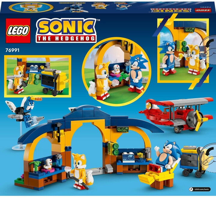 LEGO® Sonic the Hedgehog™ 76991 Tailsova dílna a letadlo Tornádo_122311613
