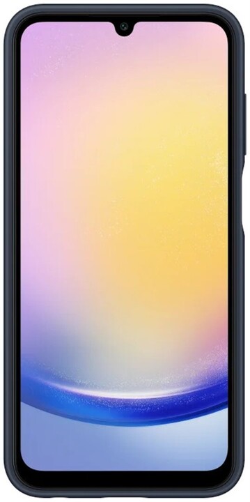 Samsung ochranný kryt s kapsou na kartu pro Galaxy A25 5G, modro-černá_1641717700