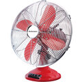 Rohnson R-864 kovový stolní ventilátor 30 cm, červená_839804799
