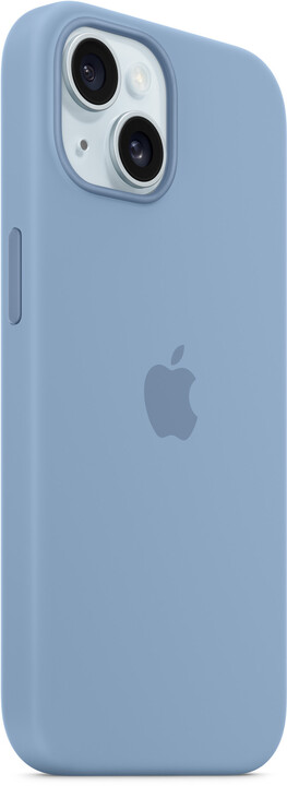 Apple Silikonový kryt s MagSafe pro iPhone 15, bouřkově modrá_764239978