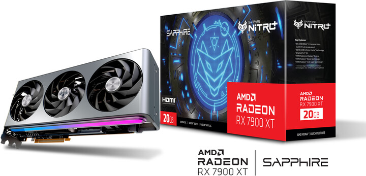 Sapphire AMD Radeon™ NITRO+ RX 7900 XT Vapor-X 20GB, 20GB GDDR6_656181982