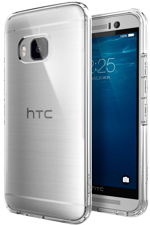 Spigen Ultra Hybrid pouzdro pro HTC One M9, průhledná_1270325167