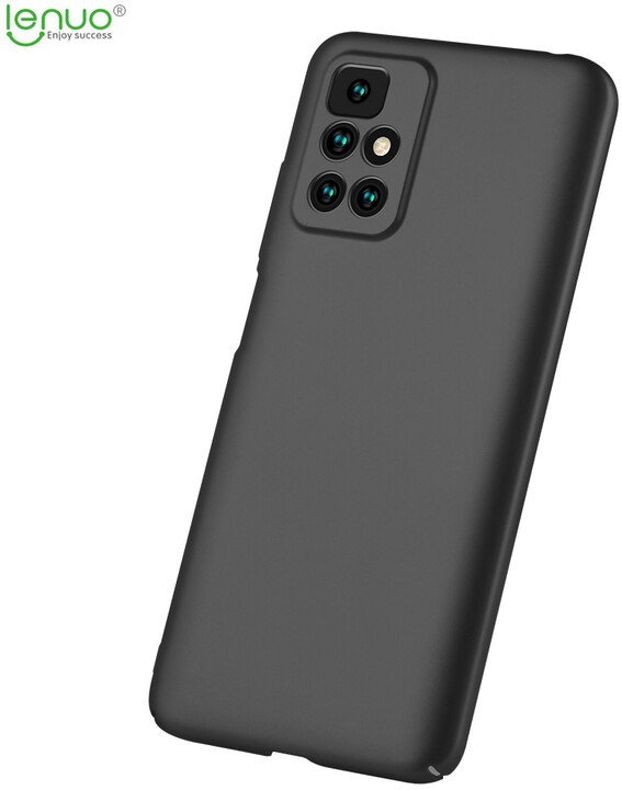 Lenuo Leshield zadní kryt pro Xiaomi Redmi 10, černá_813440311