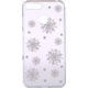 EPICO Pružný plastový kryt pro Huawei Y6 Prime (2018) SNOWFLAKES, bílá