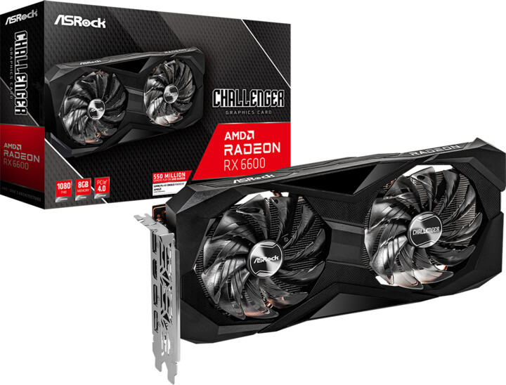 ASRock AMD Radeon™ RX 6600 Challenger D 8GB, 8GB GDDR6_1020804874