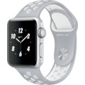 Apple Watch Nike + 38mm Silver Aluminium Case with Flat Silver/White Nike Sport Band
