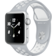 Apple Watch Nike + 38mm Silver Aluminium Case with Flat Silver/White Nike Sport Band