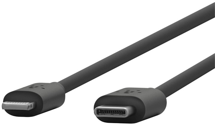 Belkin USB-C kabel s lightning konektorem - Power Delivery, 1,2m, černá_326202613