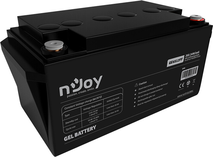 nJoy GE6512FF, 12V/65Ah, VRLA AGM, T6- Baterie pro UPS_152251209