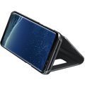 Samsung S8+, Flipové pouzdro Clear View se stojánkem, černá_563429311