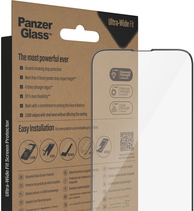 PanzerGlass ochranné sklo pro Apple iPhone 14/13/13 Pro s instalačním rámečkem_1252753032