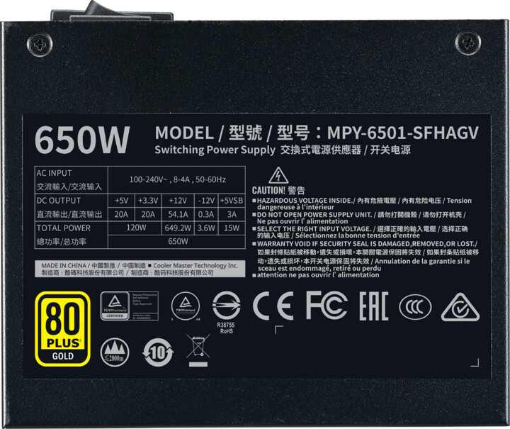 Cooler Master SFX Gold V650 - 650W_1479940680