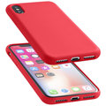 CellularLine ochranný silikonový kryt SENSATION pro iPhone X, červený