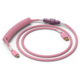 Glorious Coiled Cable, USB-C/USB-A, 1,37m, Prism Pink