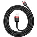 Baseus odolný nylonový kabel USB Micro 2.4A 1M, červená + černá_393851848