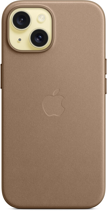 Apple kryt z tkaniny FineWoven s MagSafe na iPhone 15, kouřová_970613414