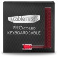 CableMod Pro Coiled Cable, USB-C/USB-A, 1,5m, Republic Red_1760992599