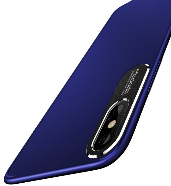 Mcdodo Sharp zadní kryt pro Apple iPhone X/XS, modrá_967731310