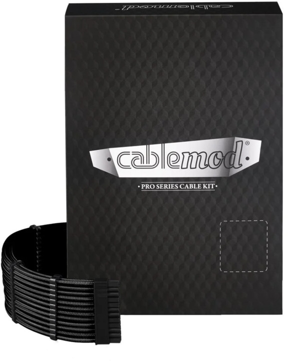 CableMod C-Series PRO ModMesh Cable Kit RMi/RMx/RM (Black Label) - černá_2087198704
